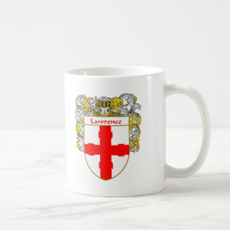 Caneca De Café Crista da brasão/família de Lawrence (envolvida)