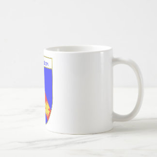 Caneca De Café Crista da brasão/família de McFadden