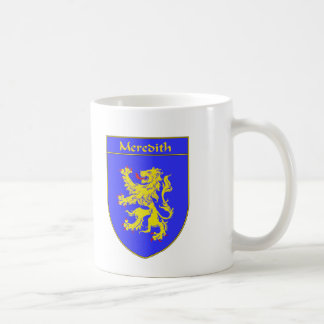 Caneca De Café Crista da brasão/família de Meredith