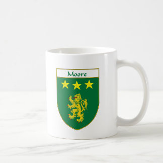 Caneca De Café Crista da brasão/família de Moore