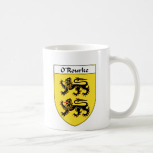 Caneca De Café Crista da brasão/família de O'Rourke