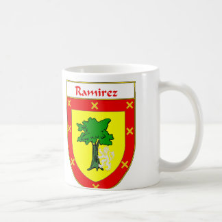 Caneca De Café Crista da brasão/família de Ramírez