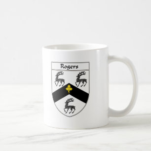Caneca De Café Crista da brasão/família de Rogers