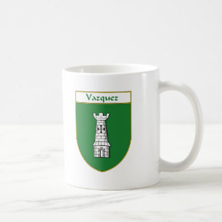 Caneca De Café Crista da brasão/família de Vázquez