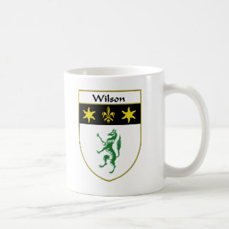 Caneca De Café Crista da brasão/família de Wilson