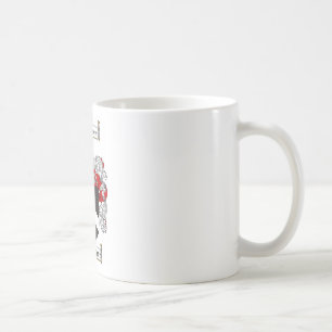 Caneca De Café Crista da família da brasão de Alexander/Alexand