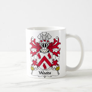 Caneca De Café Crista da família das madeiras