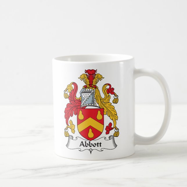 Caneca De Café Crista da família de Abbott (Direita)