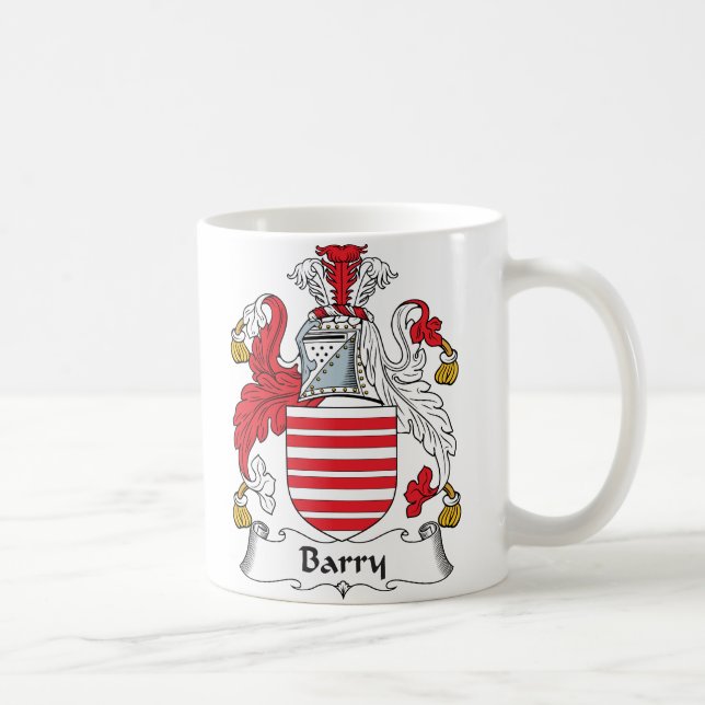 Caneca De Café Crista da família de Barry (Direita)