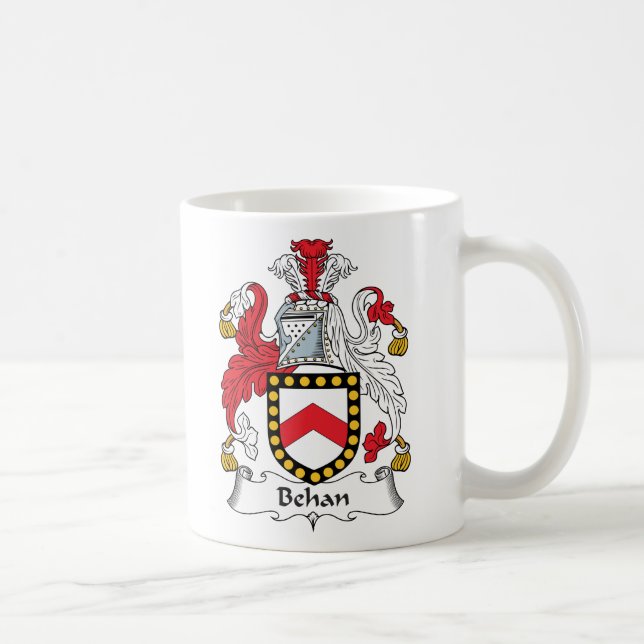 Caneca De Café Crista da família de Behan (Direita)