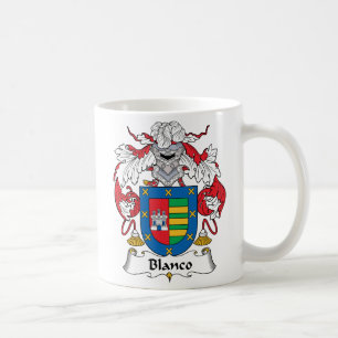 Caneca De Café Crista da família de Blanco