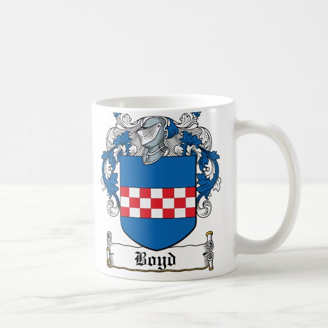 Caneca De Café Crista da família de Boyd (Direita)