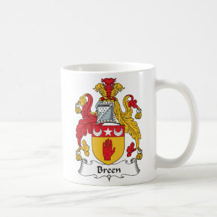 Caneca De Café Crista da família de Breen