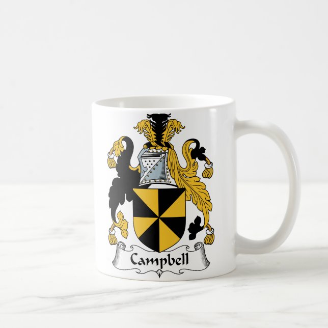 Caneca De Café Crista da família de Campbell (Direita)