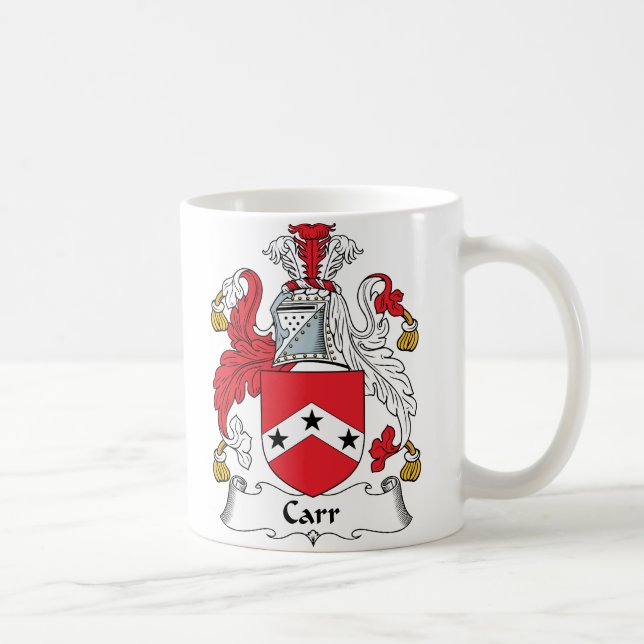 Caneca De Café Crista da família de Carr (Direita)