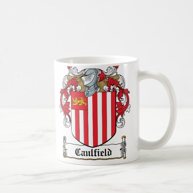 Caneca De Café Crista da família de Caulfield (Direita)