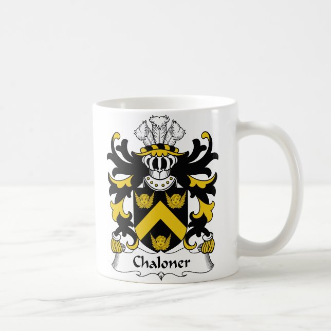 Caneca De Café Crista da família de Chaloner (Direita)
