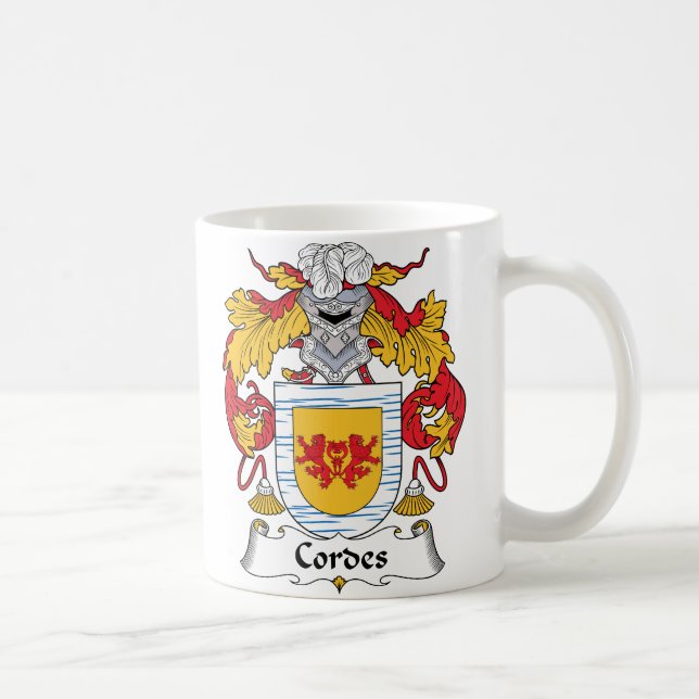 Caneca De Café Crista da família de Cordes (Direita)