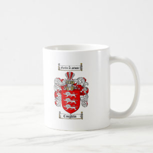 CANECA DE CAFÉ CRISTA DA FAMÍLIA DE COUGHLIN - BRASÃO DE COUGHL