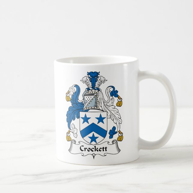 Caneca De Café Crista da família de Crockett (Direita)