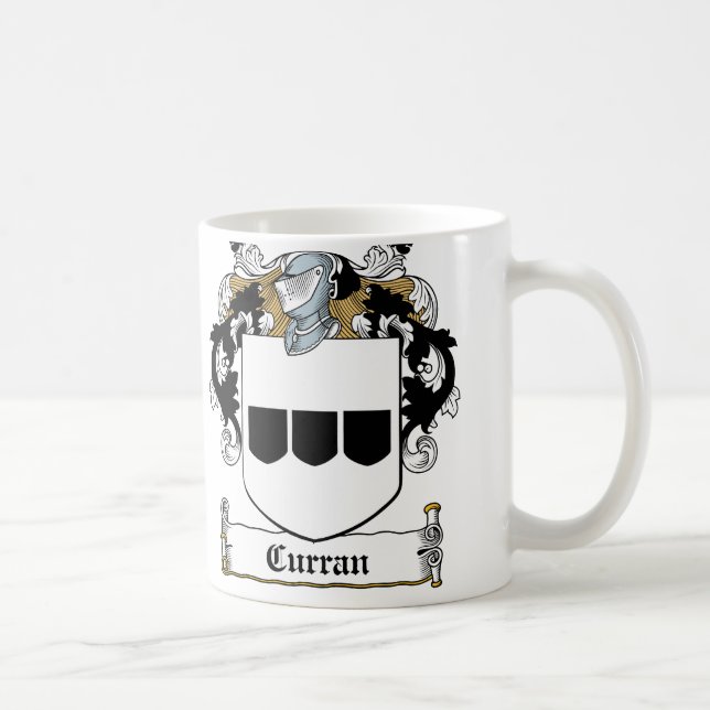 Caneca De Café Crista da família de Curran (Direita)