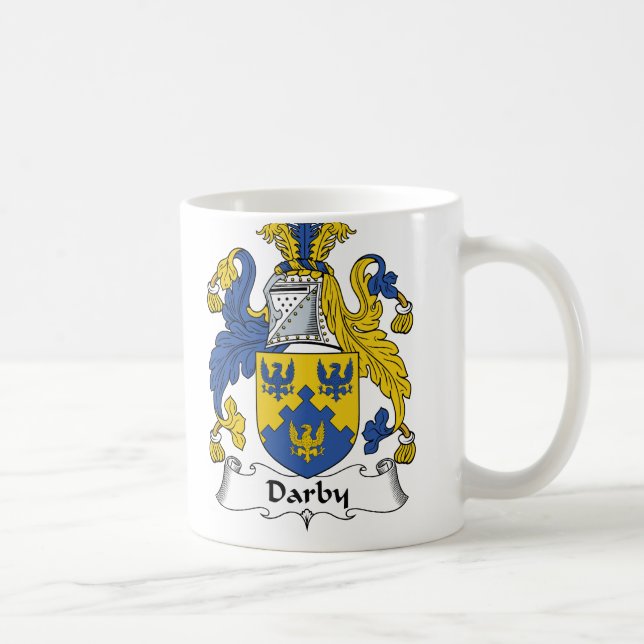 Caneca De Café Crista da família de Darby (Direita)