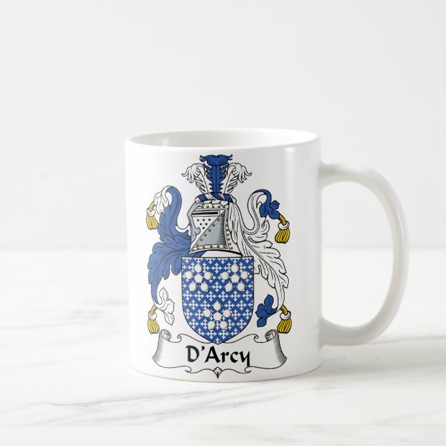 Caneca De Café Crista da família de D'Arcy (Direita)