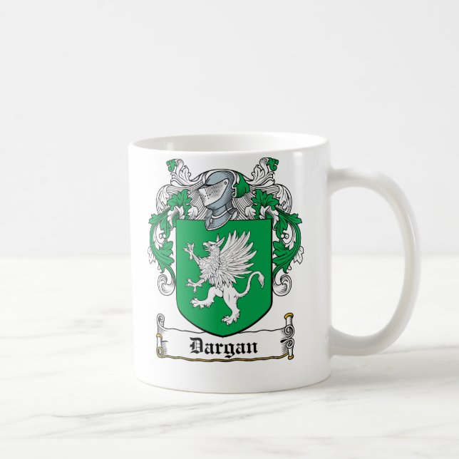 Caneca De Café Crista da família de Dargan (Direita)