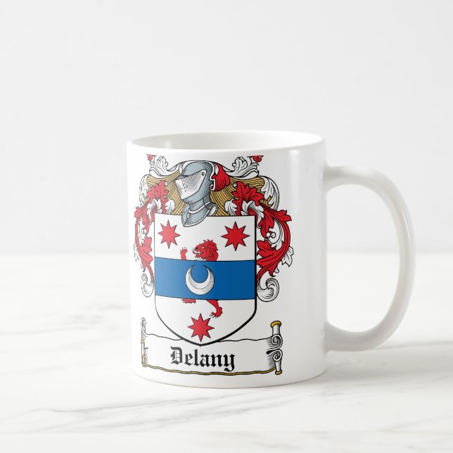 Caneca De Café Crista da família de Delany (Direita)
