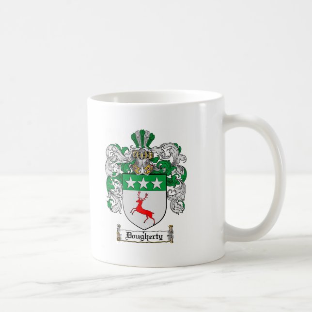 CANECA DE CAFÉ CRISTA DA FAMÍLIA DE DOUGHERTY - BRASÃO DE (Direita)