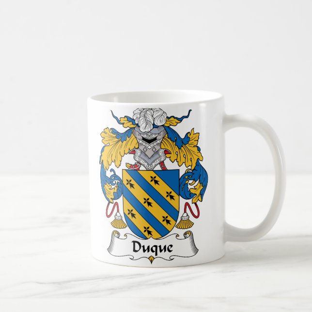 Caneca De Café Crista da família de Duque (Direita)