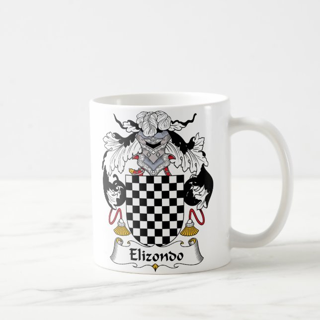 Caneca De Café Crista da família de Elizondo (Direita)
