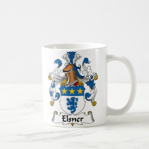 Caneca De Café Crista da família de Elsner