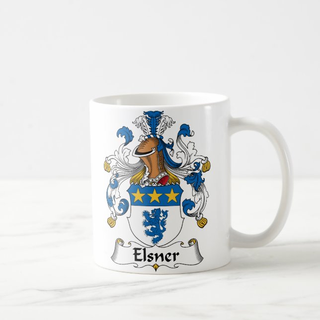 Caneca De Café Crista da família de Elsner (Direita)