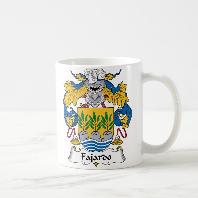 Caneca De Café Crista da família de Fajardo (Direita)