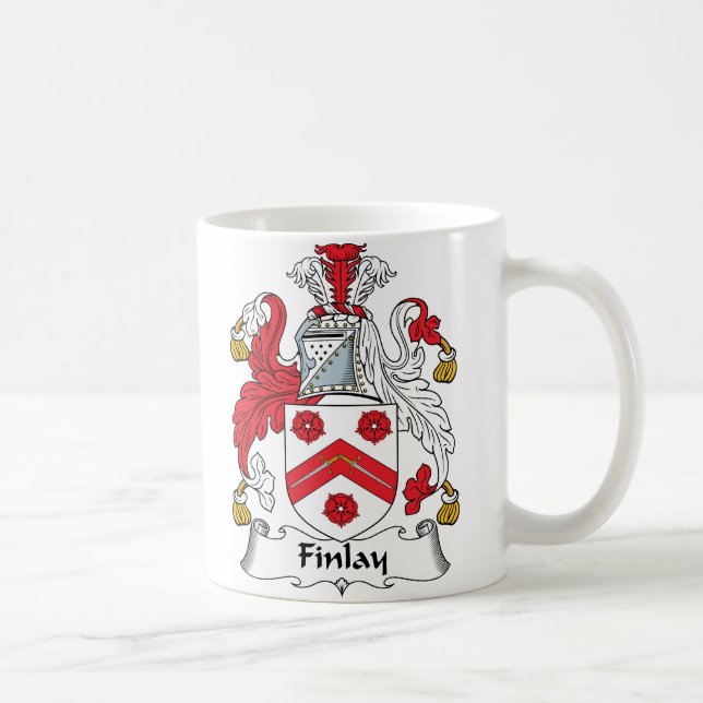 Caneca De Café Crista da família de Finlay (Direita)
