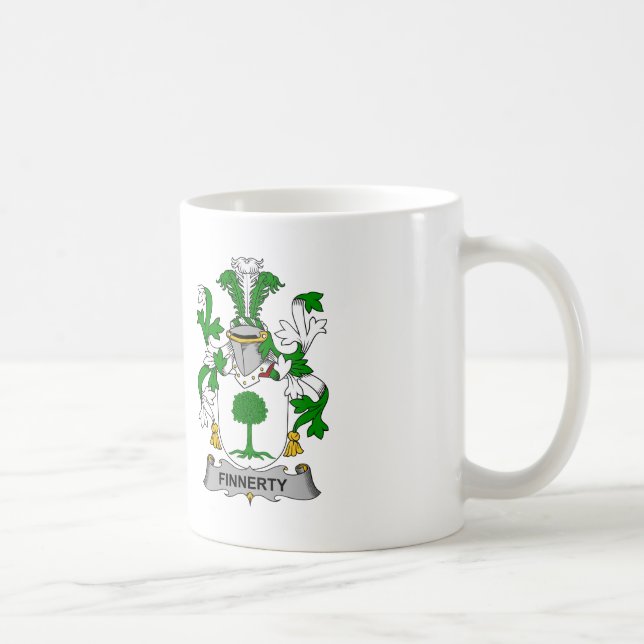 Caneca De Café Crista da família de Finnerty (Direita)