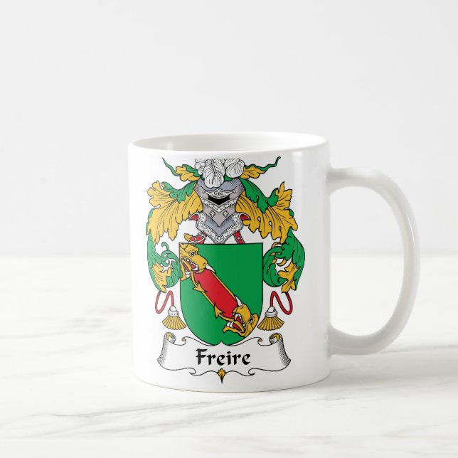 Caneca De Café Crista da família de Freire (Direita)