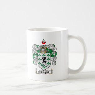 CANECA DE CAFÉ CRISTA DA FAMÍLIA DE GALLAGHER - BRASÃO DE