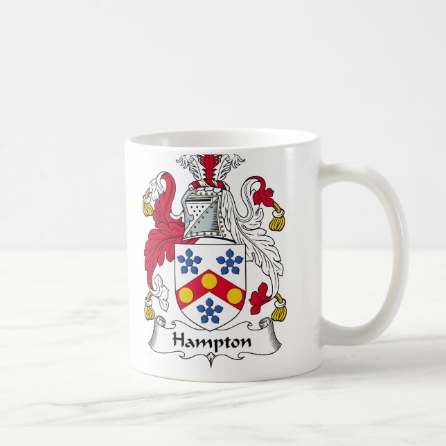 Caneca De Café Crista da família de Hampton (Direita)