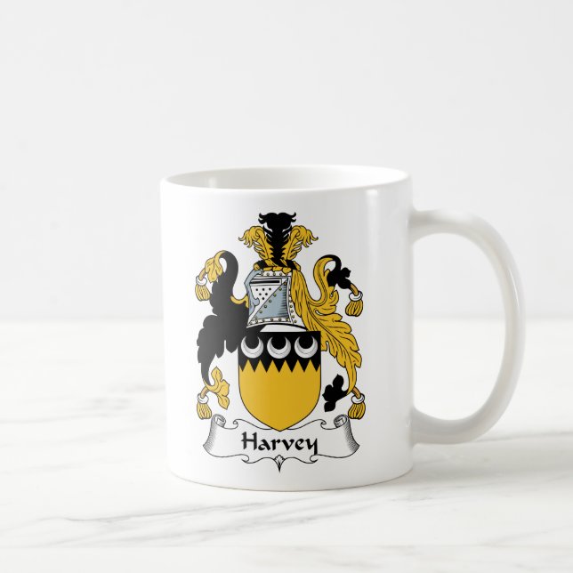 Caneca De Café Crista da família de Harvey (Direita)