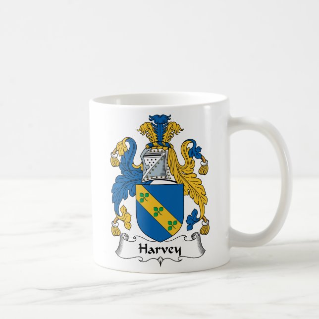Caneca De Café Crista da família de Harvey (Direita)