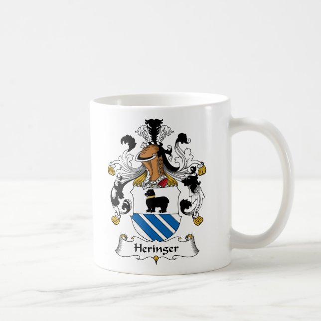 Caneca De Café Crista da família de Heringer (Direita)