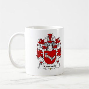 Caneca De Café Crista da família de Karnowski