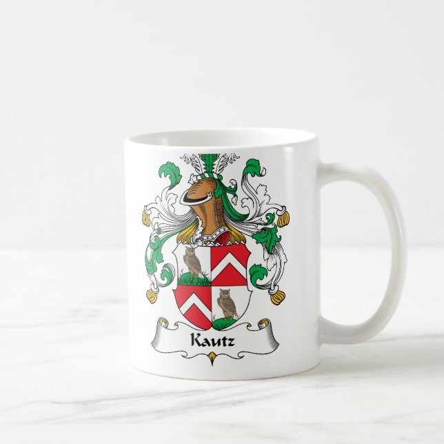 Caneca De Café Crista da família de Kautz (Direita)