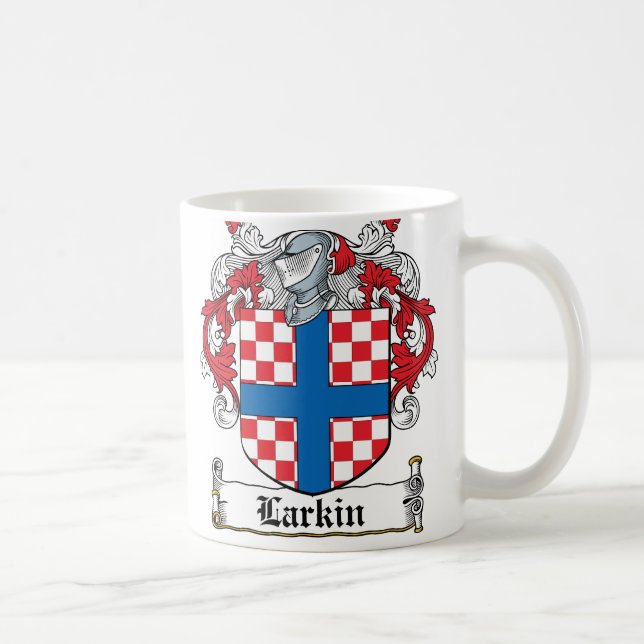 Caneca De Café Crista da família de Larkin (Direita)