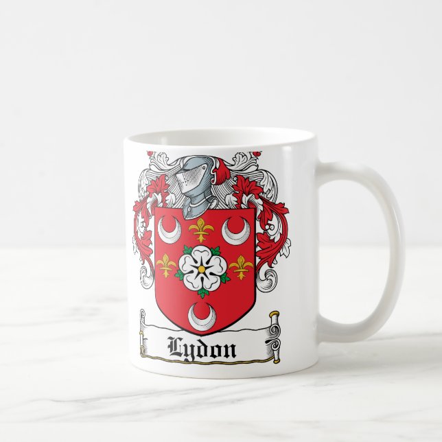 Caneca De Café Crista da família de Lydon (Direita)
