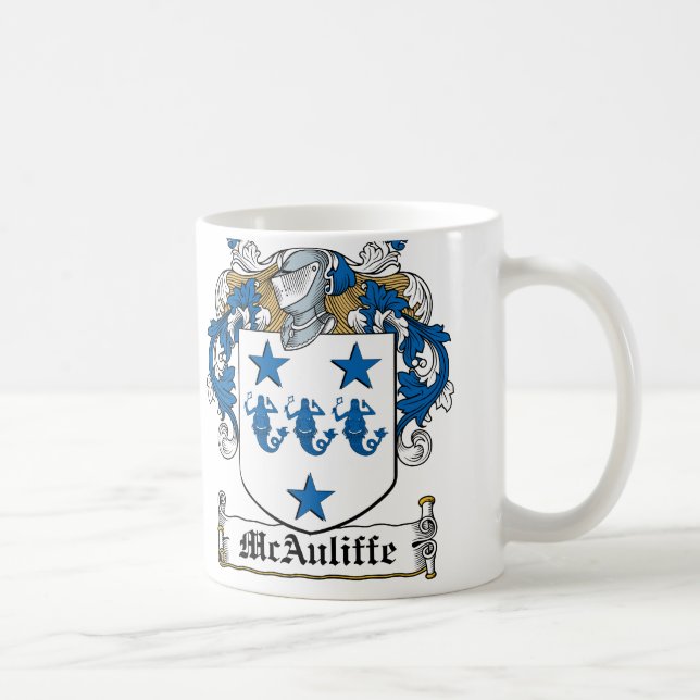 Caneca De Café Crista da família de McAuliffe (Direita)
