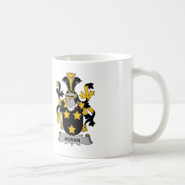 Caneca De Café Crista da família de Moran (Direita)
