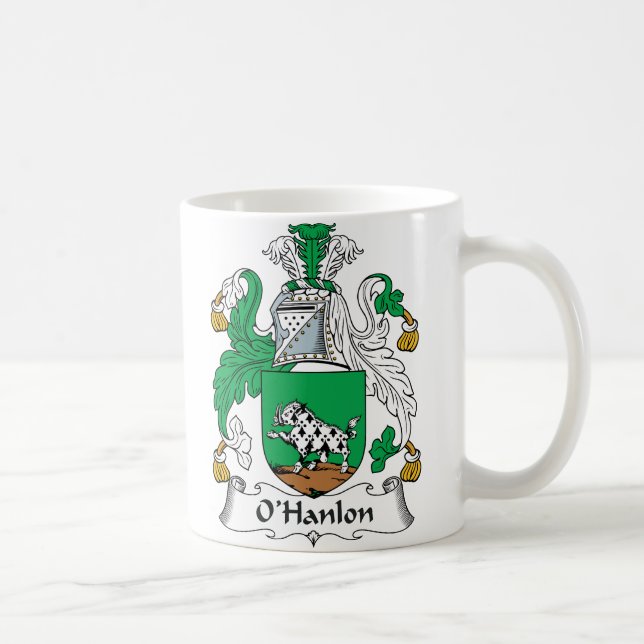 Caneca De Café Crista da família de O'Hanlon (Direita)